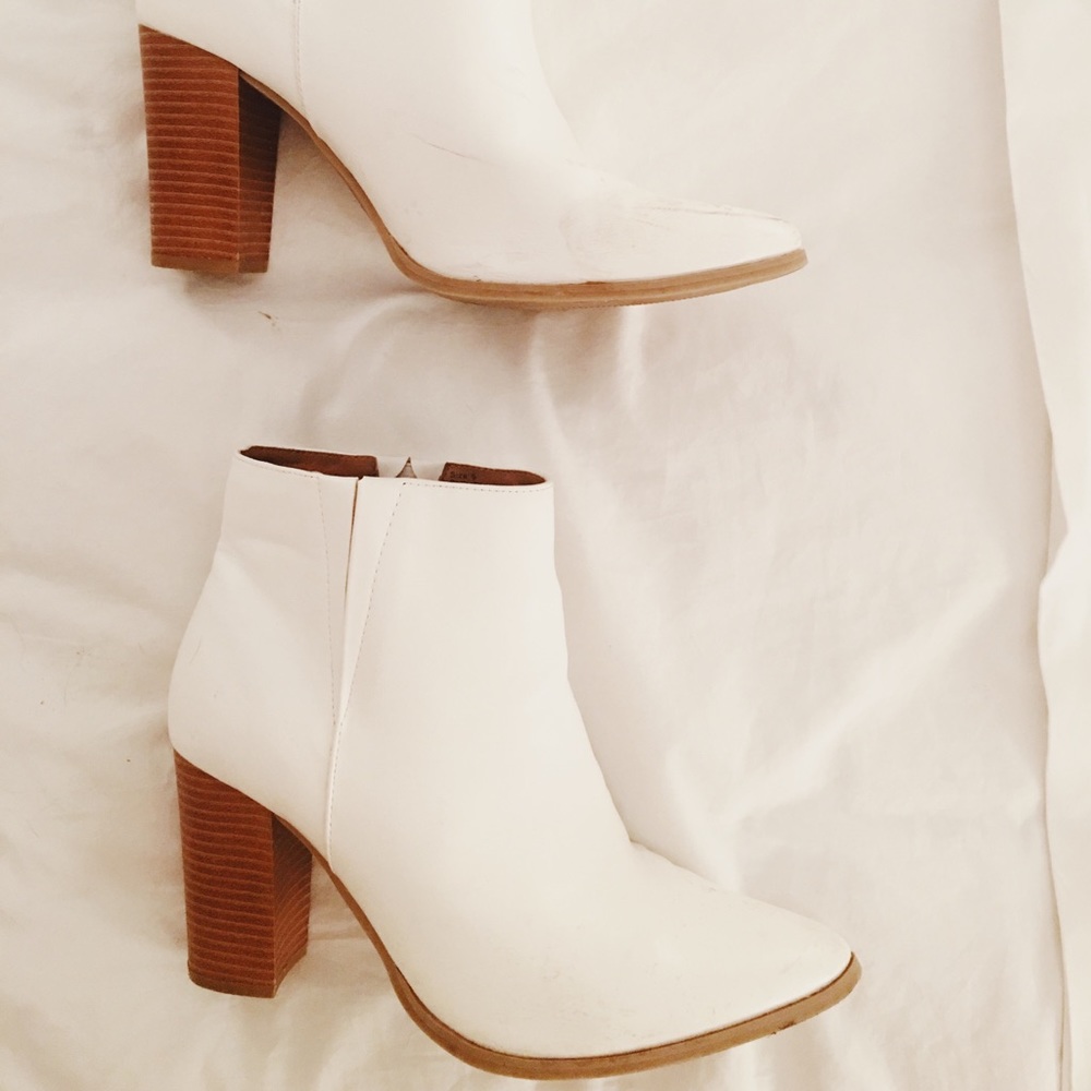 White booties
